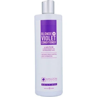 Amazon Keratin Blonde + Violet Восстанавливающий/питательный кондиционер для всех типов волос 473 мл