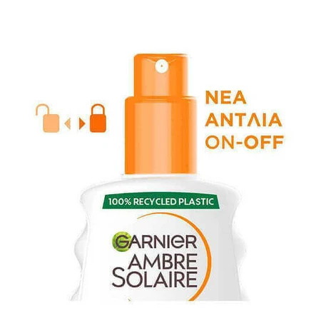 Garnier Ambre Solaire Sensitive Advanced Netlock Водостойкий солнцезащитный крем для тела SPF50 Спрей 200 мл: цены и характеристики