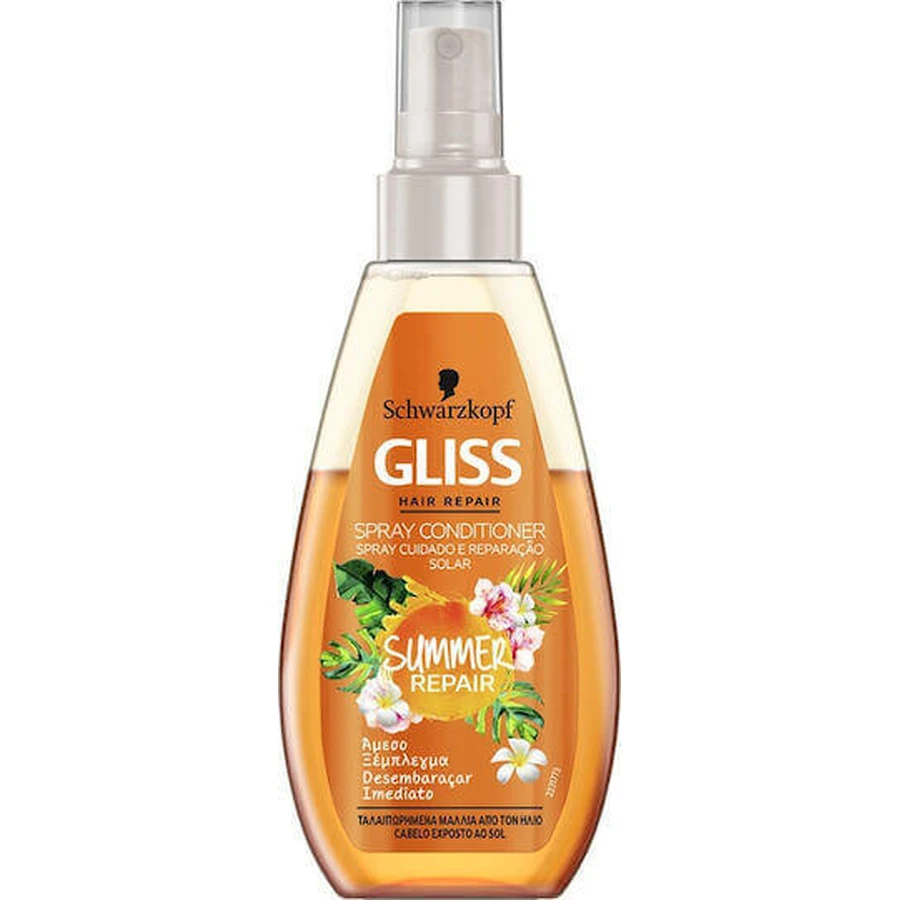 Schwarzkopf Gliss Summer Repair Кондиционер для поддержания цвета окрашенных волос 150 мл: цены и характеристики