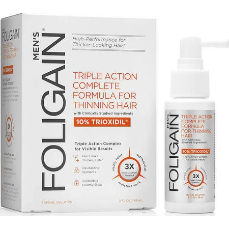 Лосьон для волос против выпадения волос Foligain Men's Triple Action Formula 59 мл: цены и характеристики
