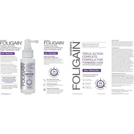 Лосьйон для волосся потрійної дії проти випадіння волосся Foligain Women's Triple Action Formula 59 мл: ціни та характеристики