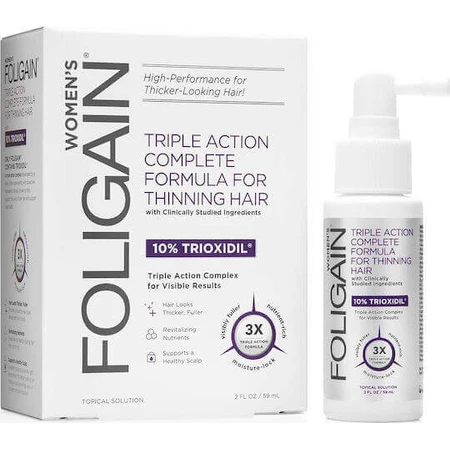 Лосьйон для волосся потрійної дії проти випадіння волосся Foligain Women's Triple Action Formula 59 мл: ціни та характеристики