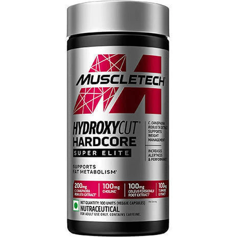 MuscleTech Hydroxycut Hardcore Super Elite 100 растительных капсул: цены и характеристики