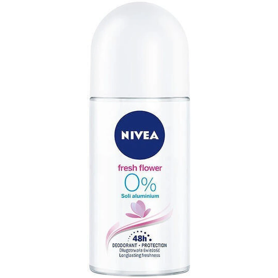 Nivea Свежий цветок 0% дезодорант 48ч ролл-он 50мл: цены и характеристики