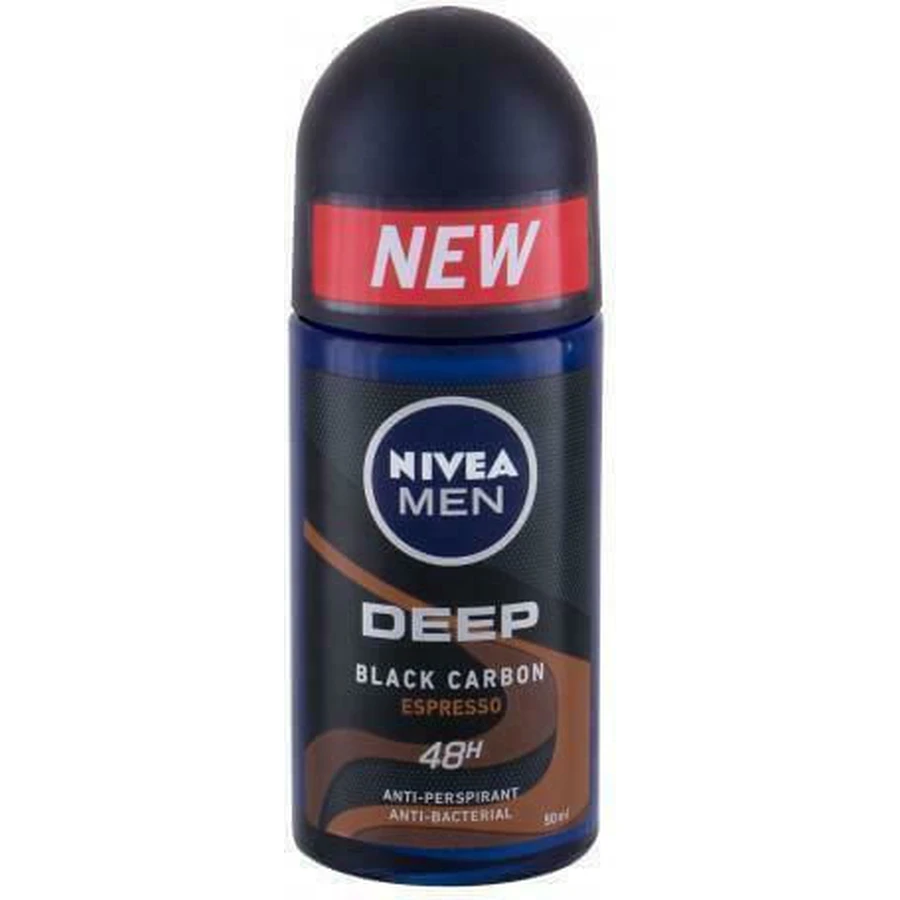 Nivea Men Deep Black Black Carbon Espresso 48h Antiperspirant Deodorant 48h Roll-On 50ml: цены и характеристики