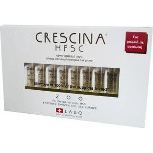 Labo Crescina HFSC 100% Ампулы для волос от выпадения для мужчин 20х3,5 мл