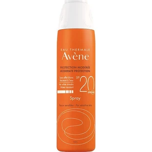 Eau Thermale Avène Open & Stop Eau Thermale Avène Open & Stop Водостойкий солнцезащитный лосьон для тела SPF20 в спрее 200 мл
