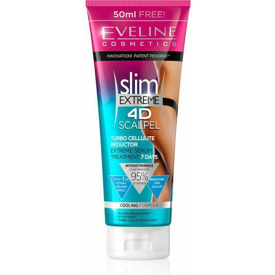 Гель для схуднення Eveline Slim Slim Extreme 4D для схуднення тіла 250 мл: ціни та характеристики