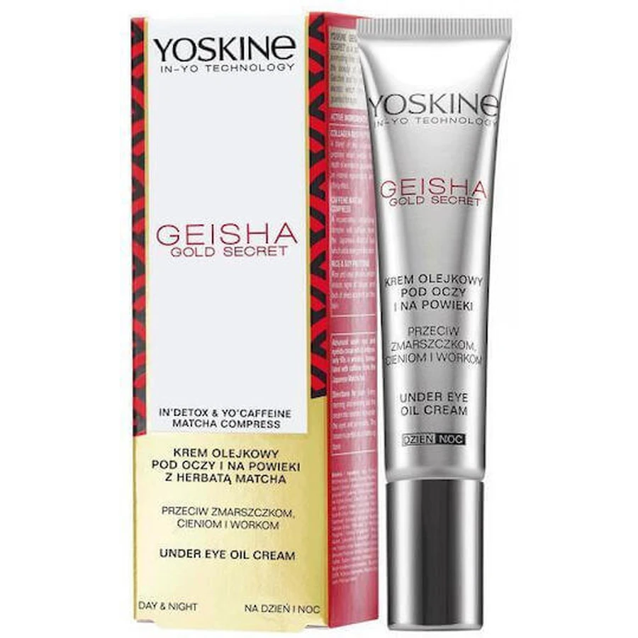 Yoskine Geisha Gold Secret Крем для повік з олією 15мл: ціни та характеристики