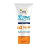 Garnier Ambre Solaire Sensitive Sensitive Advanced Protection UV Gel Sunscreen Gel Cream Waterproof Face Sun Protection (SPF50) 50ml