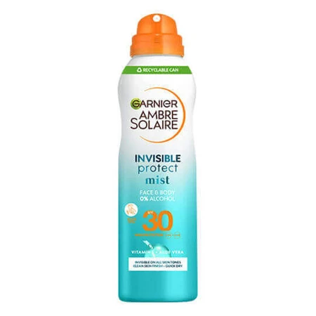 Garnier Invisible Protect Mist Водостійкий сонцезахисний спрей для тіла SPF30 150 мл Garnier Invisible Protect Mist: ціни та характеристики