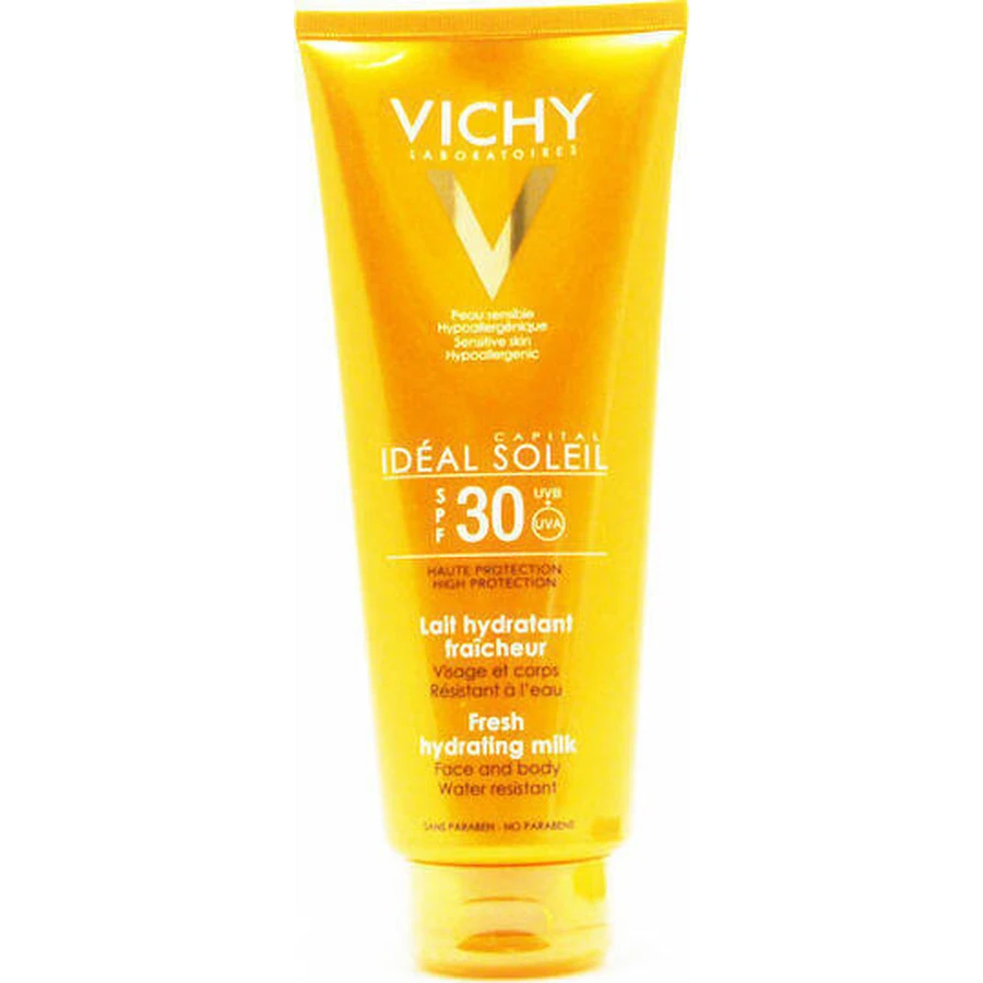 Vichy Capital Soleil Fresh Moisturising Body Moisturiser Водостойкий солнцезащитный крем для тела SPF30 300 мл: цены и характеристики