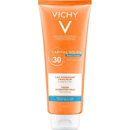 Vichy Capital Soleil Fresh Moisturising Body Moisturiser Водостойкий солнцезащитный крем для тела SPF30 300 мл: цены и характеристики