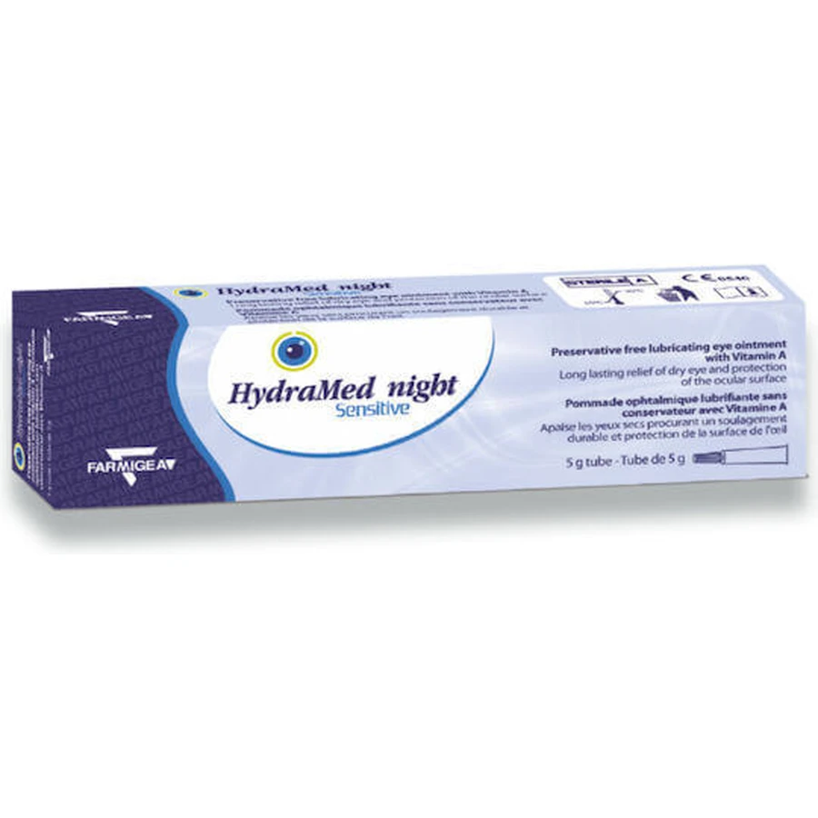Farmigea Hydramed Нічна мазь для чутливої шкіри 5гр: ціни та характеристики