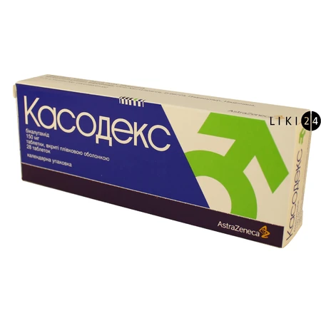 Касодекс табл. п/плен. оболочкой 150 мг №28: цены и характеристики