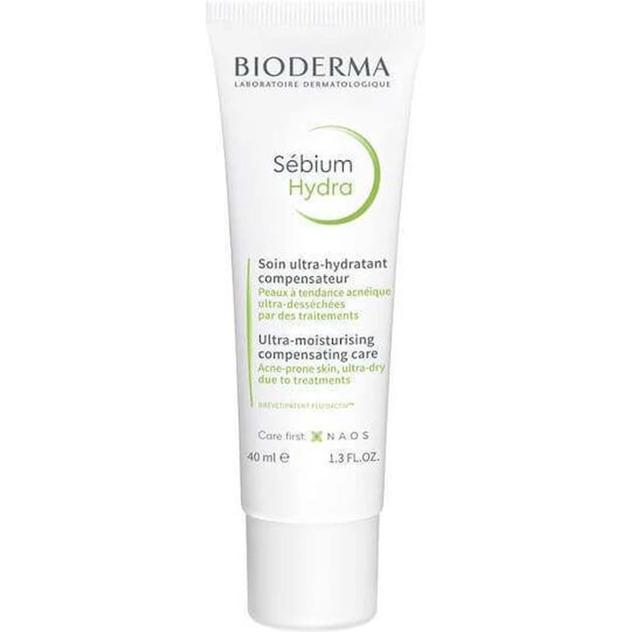 Bioderma Sebium Sebium Hydra Легкий зволожуючий і реконструюючий денний зволожуючий гель для обличчя з керамідами 40мл: ціни та характеристики