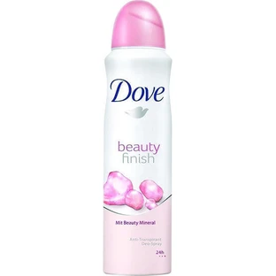 Дезодорант Dove Beauty Finish Збагачений світловідбиваючими мінералами дезодорант-спрей 48 годин 150 мл