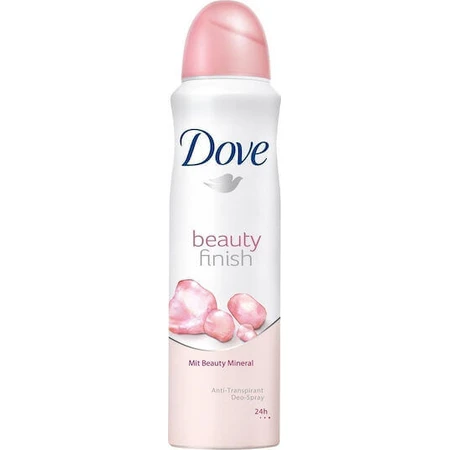 Дезодорант Dove Beauty Finish Збагачений світловідбиваючими мінералами дезодорант-спрей 48 годин 150 мл: ціни та характеристики