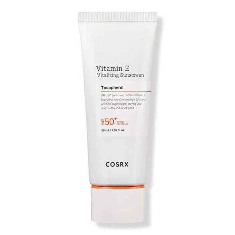 Cosrx Vitamin E Vitalising Водостійкий сонцезахисний крем для тіла SPF50: ціни та характеристики