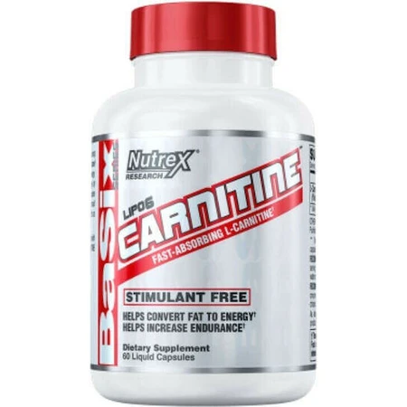 Nutrex Lipo 6 Карнітин з карнітином 655 мг та Gust без смаку 60 м'яких гелів: ціни та характеристики