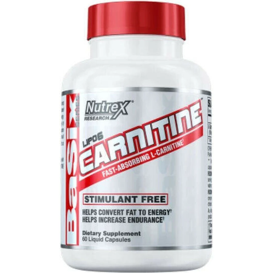 Nutrex Lipo 6 Карнітин з карнітином 655 мг та Gust без смаку 60 м'яких гелів: ціни та характеристики