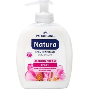 Мило-крем Papoutsanis Natura Мигдальне мило 300мл