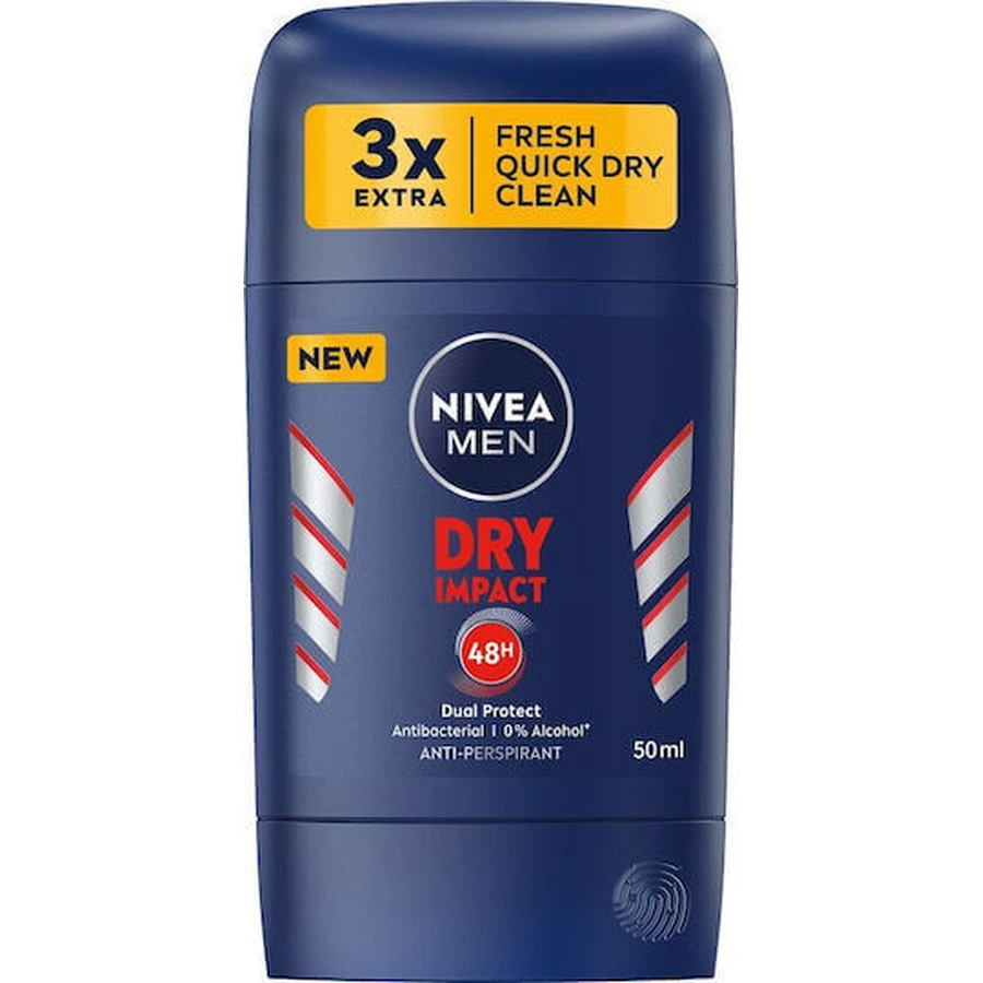 Nivea Men Антиперспирант для мужчин Стик Dry Impact 50 мл: цены и характеристики