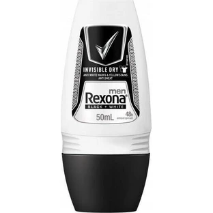 Rexona Men Invisible Dry Black & White 48h Antiperspirant Deodorant 48h Roll-On 50ml