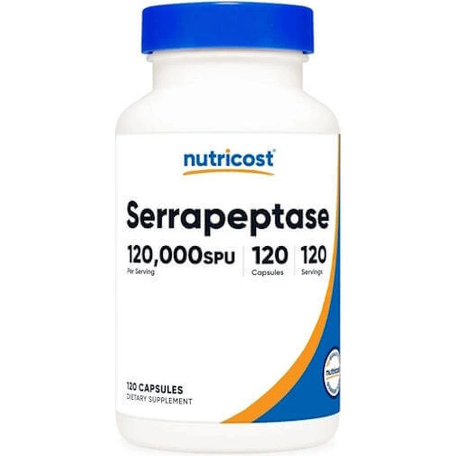 Nutricost Serrapeptase 120.000 Spu 120 капс.: ціни та характеристики