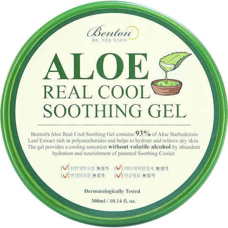 Benton Aloe Real Aloe Vera Зволожуючий регенеруючий гель з алое вера для сухої шкіри 300гр: ціни та характеристики