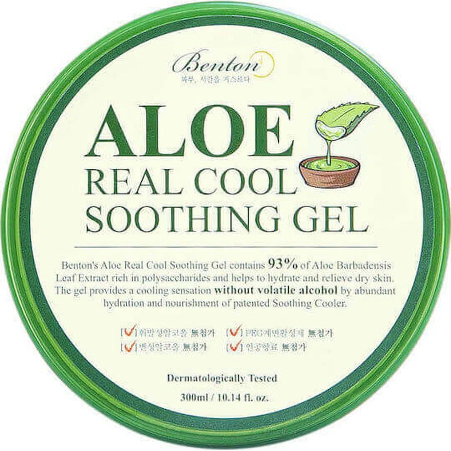 Benton Aloe Real Aloe Vera Зволожуючий регенеруючий гель з алое вера для сухої шкіри 300гр: ціни та характеристики