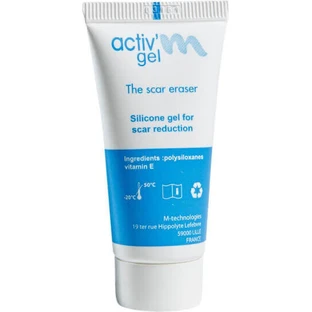 Activ'm Scar Gel Силіконовий гель для лікування рубців Терапевтичний гель для профілактики та лікування гіпертрофічних рубців і келоїдів 20г