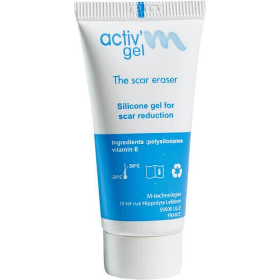 Activ'm Scar Gel Силіконовий гель для лікування рубців Терапевтичний гель для профілактики та лікування гіпертрофічних рубців і келоїдів 20г: ціни та характеристики