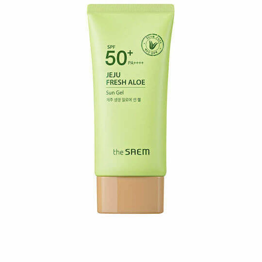 The Saem Jeju Jeju Fresh Aloe Sunscreen Body Gel SPF50+ 50gr: цены и характеристики