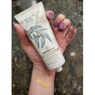 Australian Gold Botanical Минеральный водостойкий солнцезащитный крем для лица SPF50 с пигментом Fair-Light 88 мл