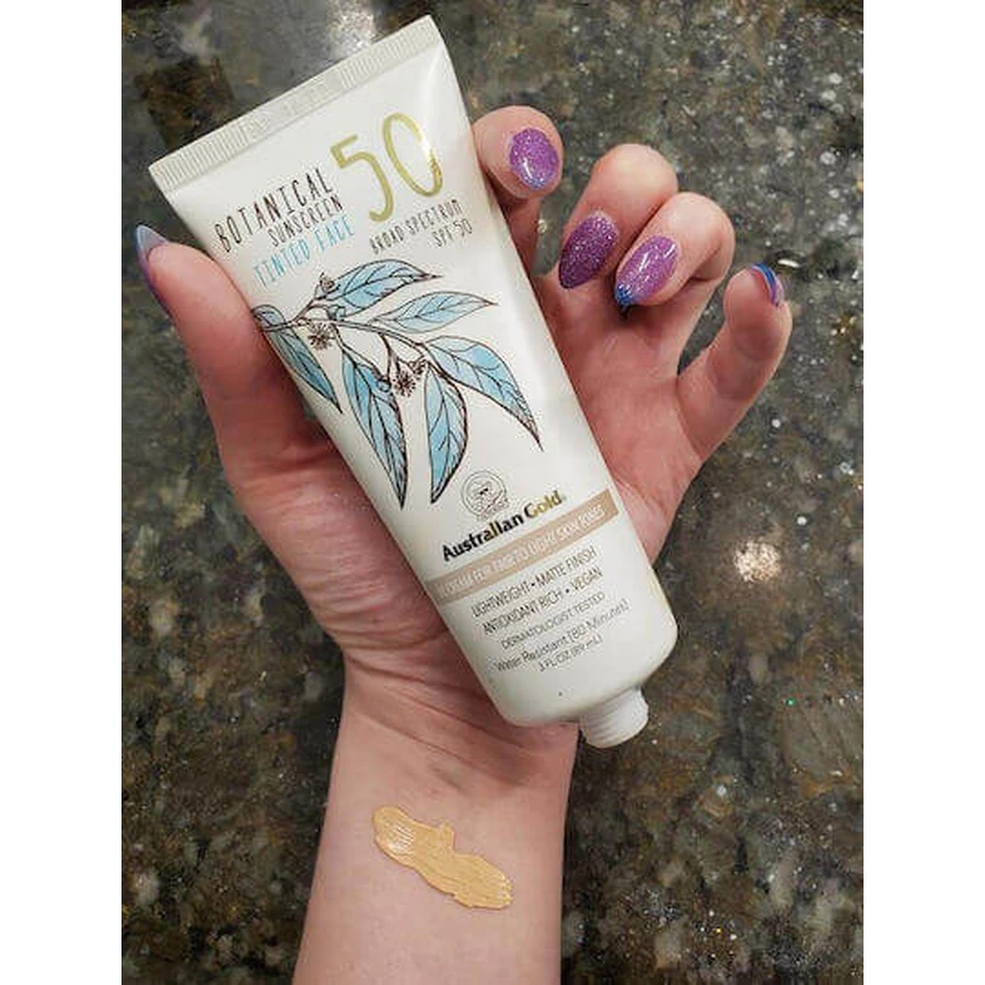Australian Gold Botanical Минеральный водостойкий солнцезащитный крем для лица SPF50 с пигментом Fair-Light 88 мл: цены и характеристики