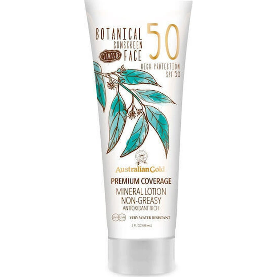 Australian Gold Botanical Минеральный водостойкий солнцезащитный крем для лица SPF50 с пигментом Fair-Light 88 мл: цены и характеристики