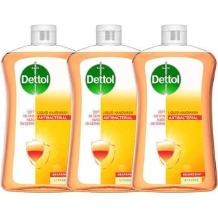 Засіб для миття рук Dettol Грейпфрут 3х750мл