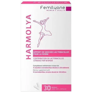Bailleul Laboratoires Femilyane Femilyane Harmolya Пробіотичний внесок у вигляді штамів лактобактерій для жінок 30 капс.