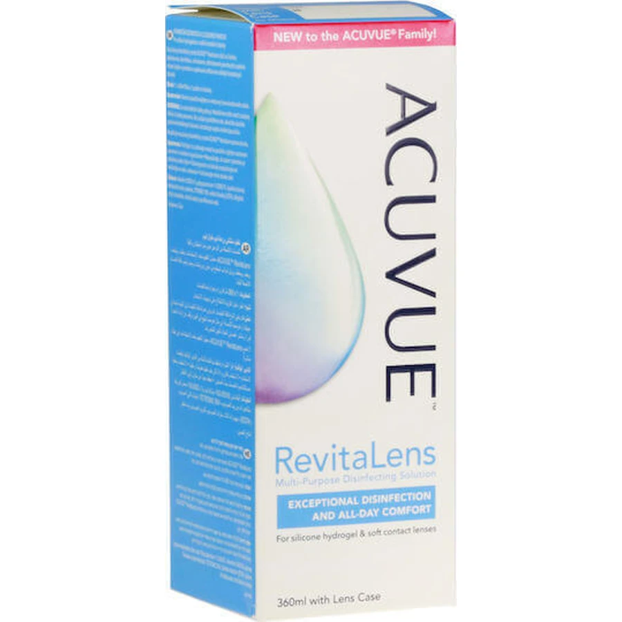 Johnson & Johnson Acuvue Revitalens Раствор для контактных линз 360 мл: цены и характеристики