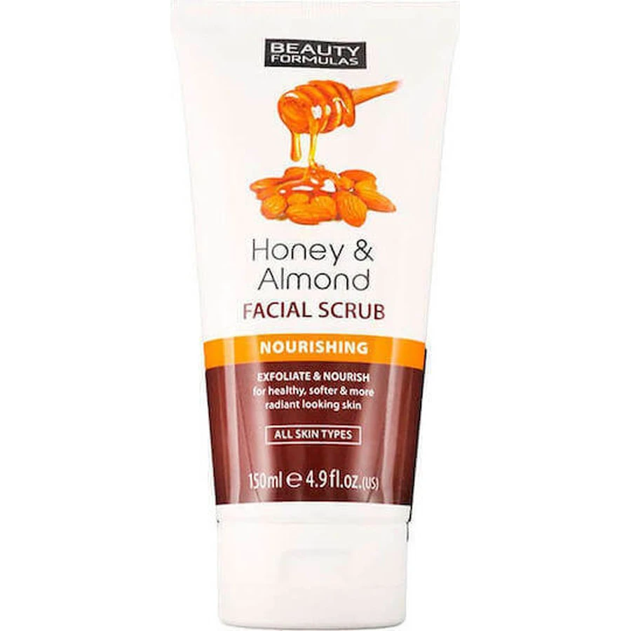 Beauty Formulas Медово-мигдальний скраб для обличчя Медово-мигдальний скраб для обличчя 150мл: ціни та характеристики