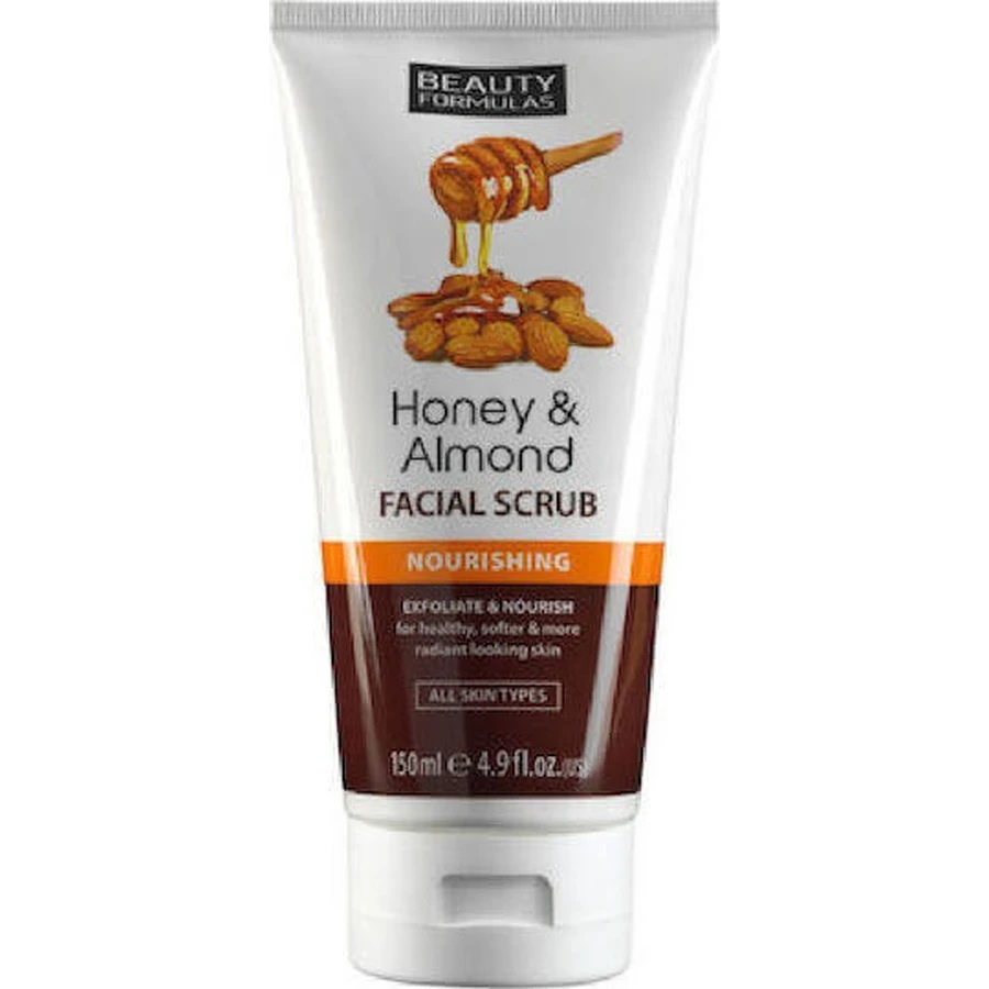 Beauty Formulas Медово-мигдальний скраб для обличчя Медово-мигдальний скраб для обличчя 150мл: ціни та характеристики