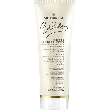 Medavita Blondie Ice Blonde Маска для збереження кольору волосся 50 мл: ціни та характеристики