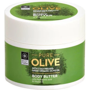 Bodyfarm Pure Olive Butter Moisturising Body Moisturiser with Hyaluronic Acid / Butcher's Milk для всех типов кожи 200 мл