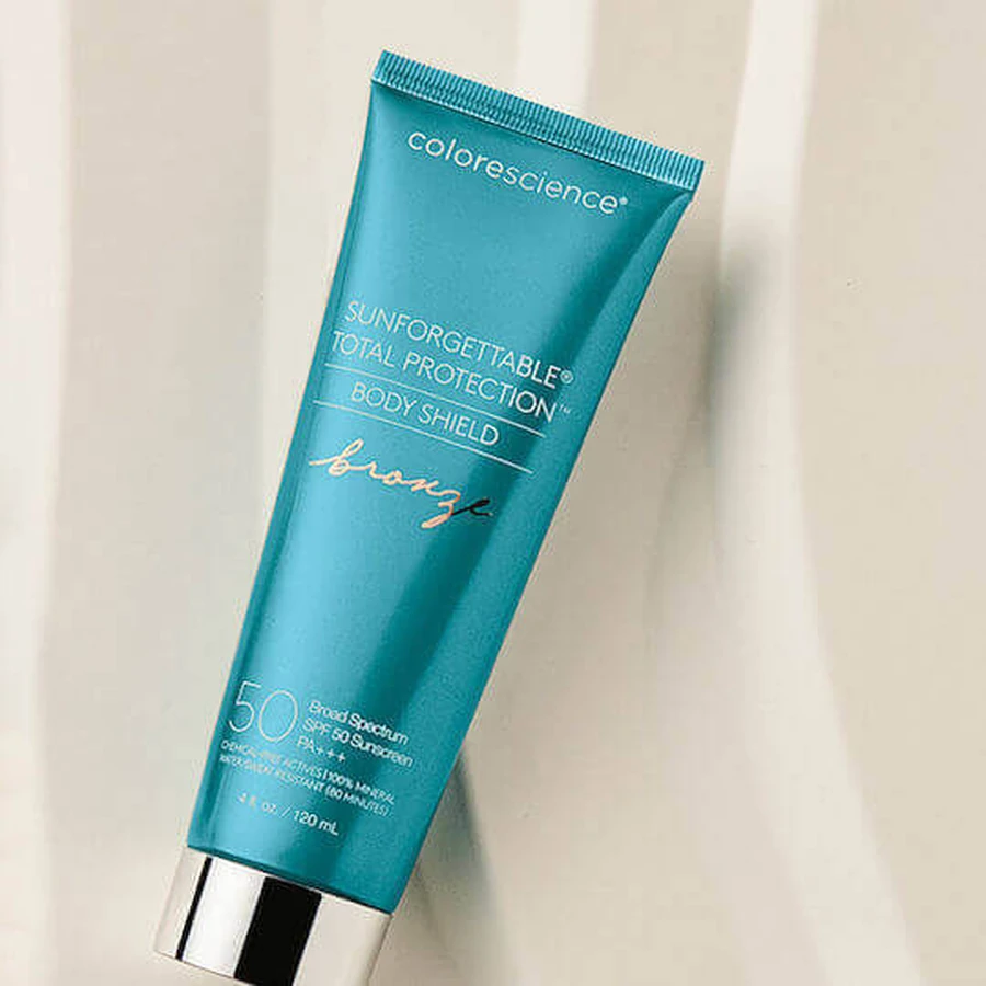 Colorescience Sunforgettable Sunforgettable Total Protection Водостойкий солнцезащитный лосьон для тела SPF50 с бронзовым пигментом 120 мл: цены и характеристики