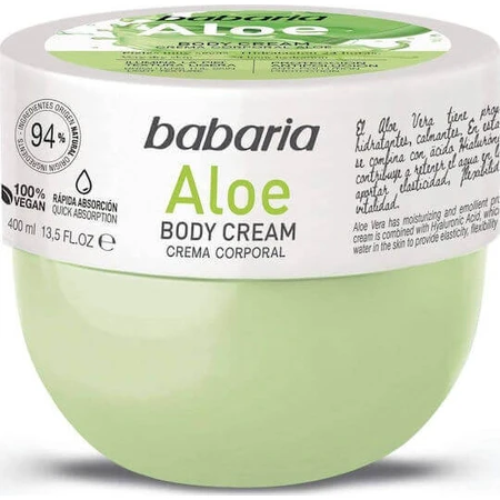 Зволожуючий крем для тіла Babaria Aloe з алое вера для всіх типів шкіри 400мл: ціни та характеристики