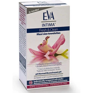 InterMed Eva Intima Intima Fresh & Clean Maxi Size Салфетки 12шт