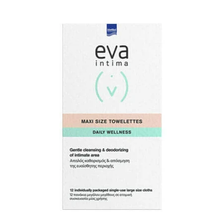 InterMed Eva Intima Intima Fresh & Clean Maxi Size Салфетки 12шт: цены и характеристики