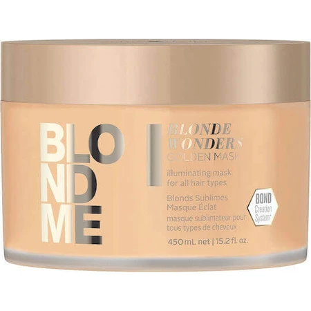 Schwarzkopf Blondme Blonde Wonders Золоті чудеса маска для збереження кольору волосся 450 мл: ціни та характеристики