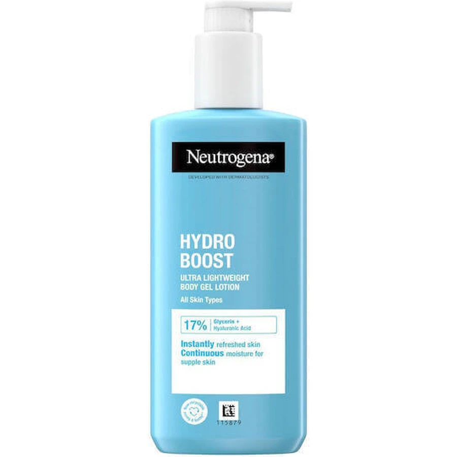 Neutrogena Hydro Boost Ультразволожуючий лосьйон для тіла з гіалуроновою кислотою для чутливої шкіри 250мл: ціни та характеристики